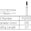 Nifty Medidenta - DynaCut Friction Grip Operative Carbide Bur 1557