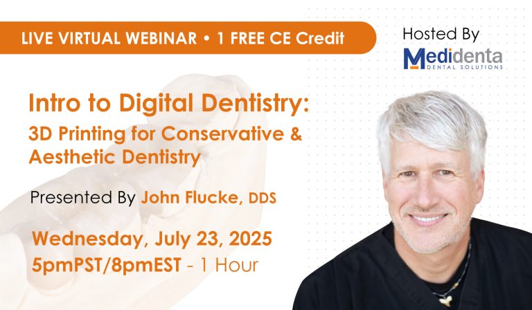 Nifty Medidenta - Education - Intro to Digital Dentistry: 3D Printing for Conservative and Aesthetic Dentistry (July 23, 2025)