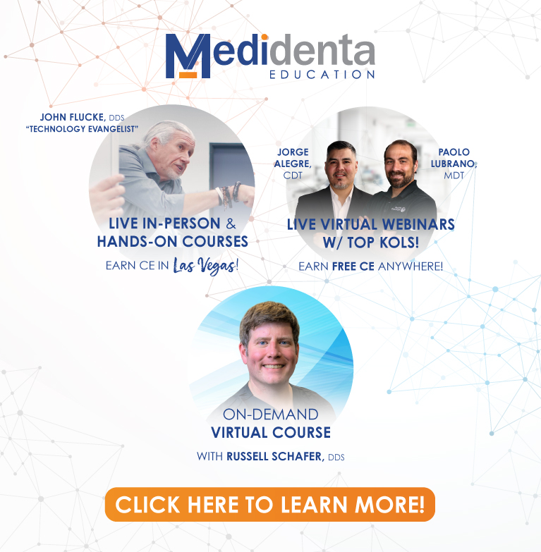 Medidenta - Education - In-Person Lectures and Hands-On Courses - Virtual Webianrs - On-Demand Virtual Courses - Mobile Banner - 01